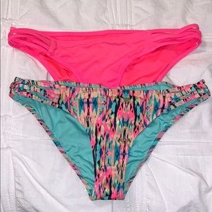 Neon women’s bathing suit bottoms